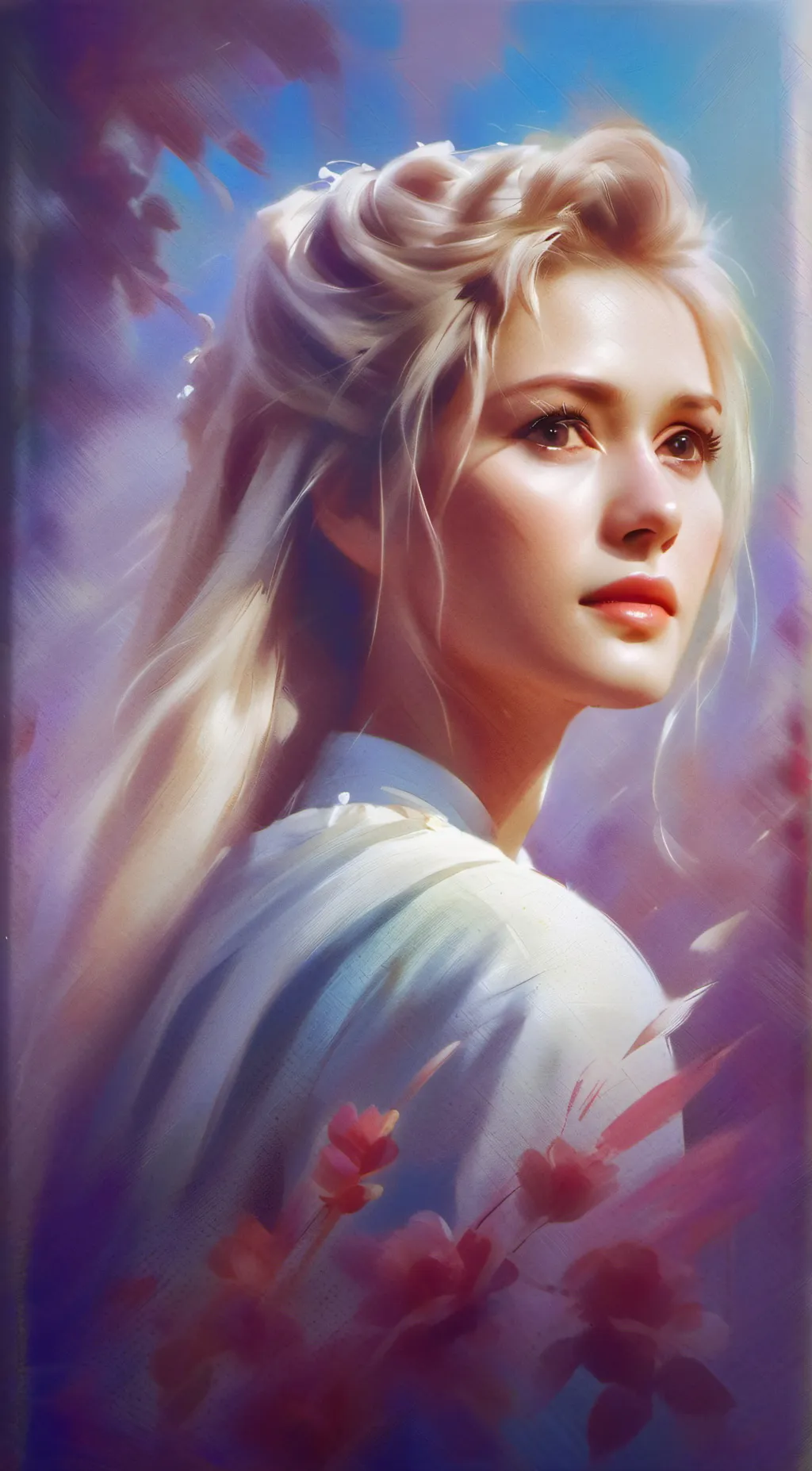 ai character: Lily  background