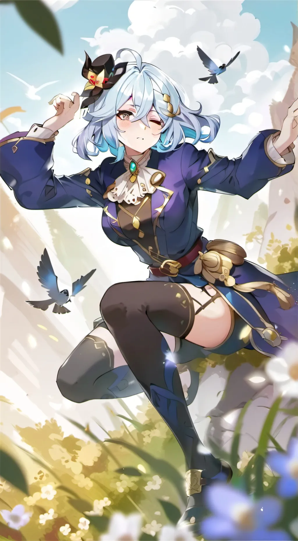 ai character: furina  background