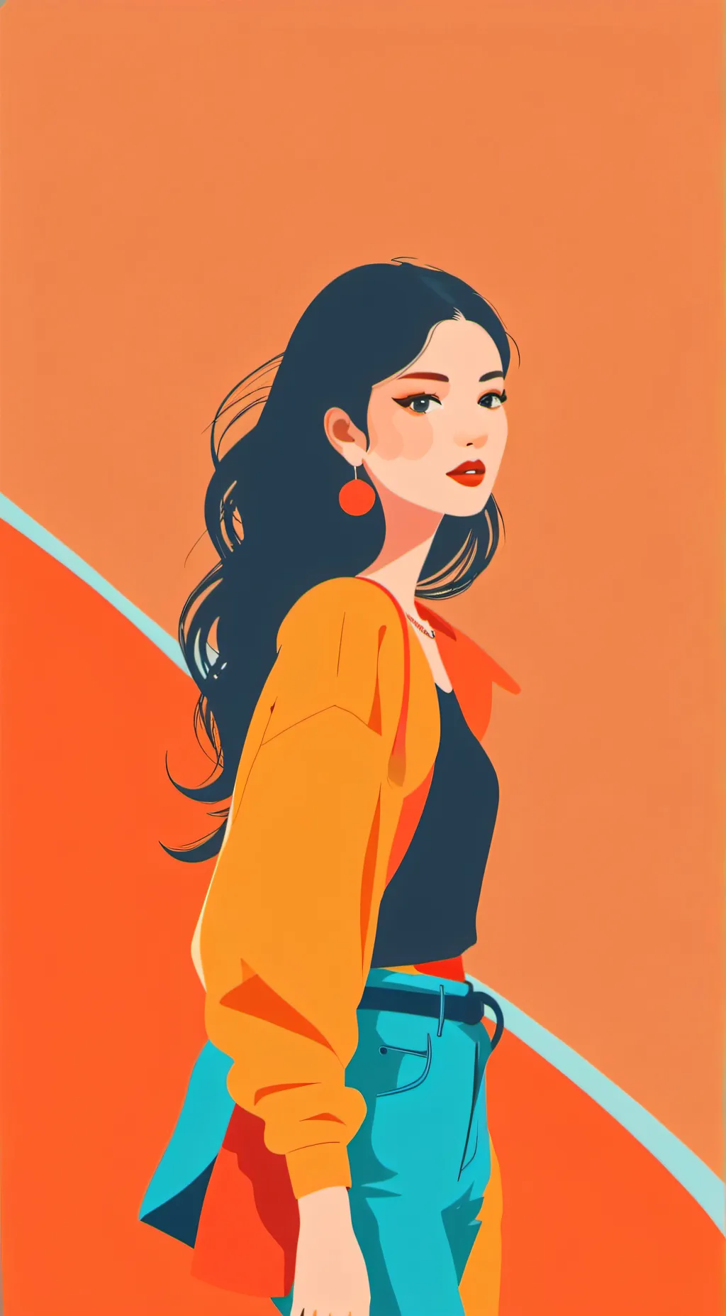 ai character: Zoe background