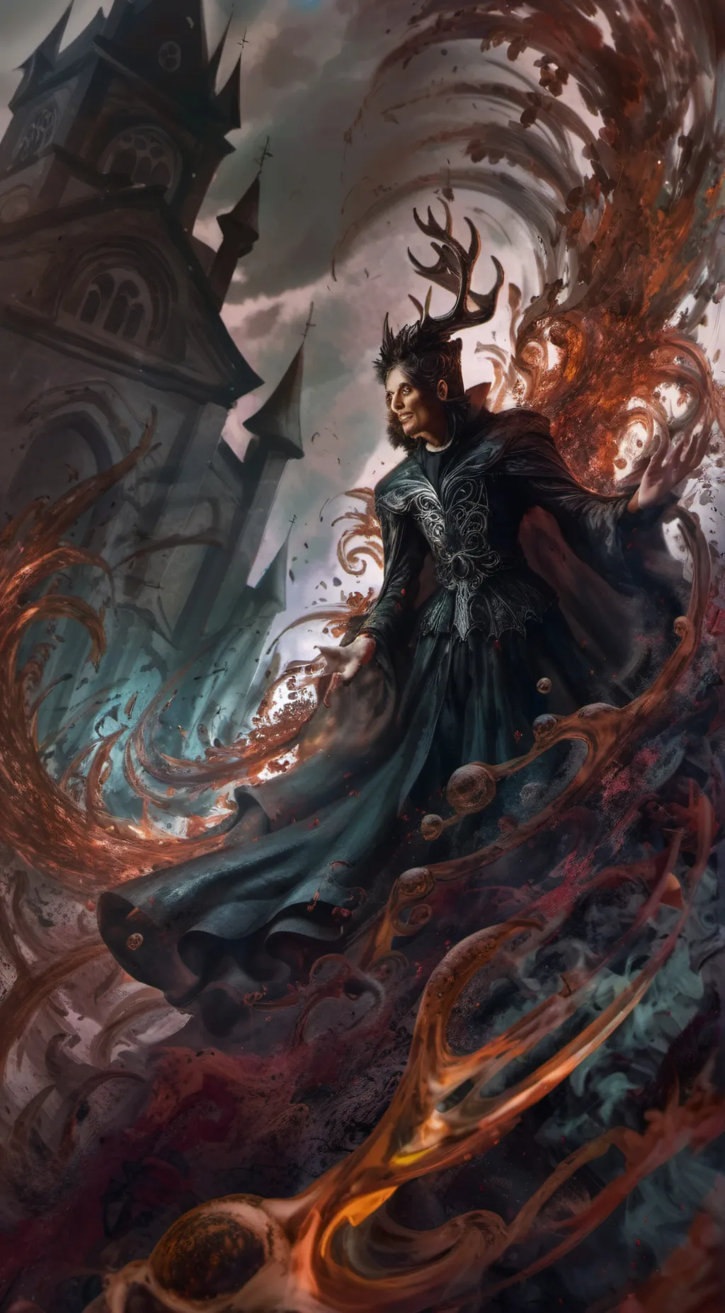 ai character: death background