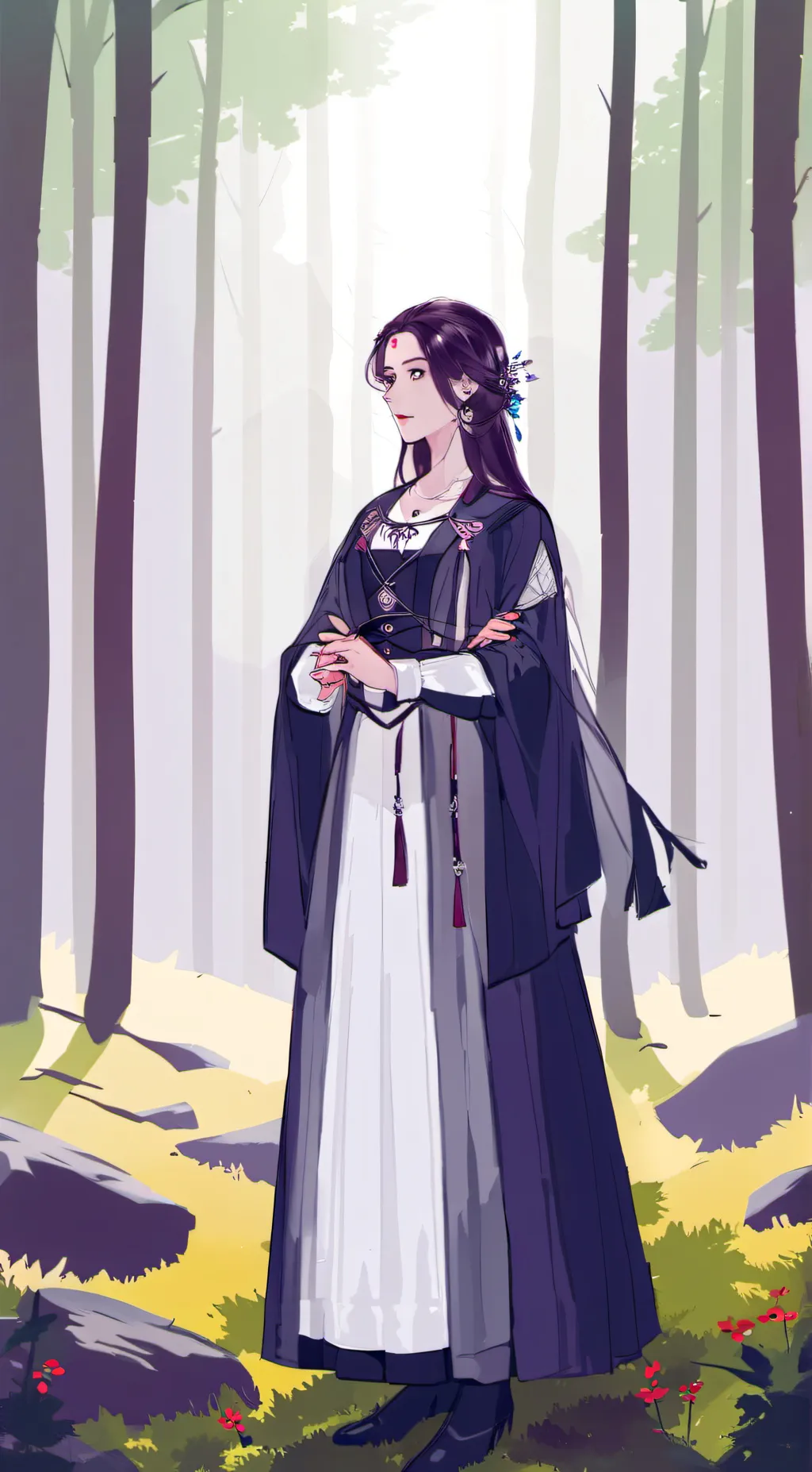 ai character: Eva background