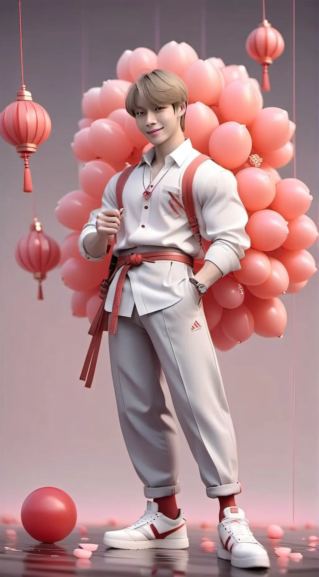 ai character: Hanbin  background