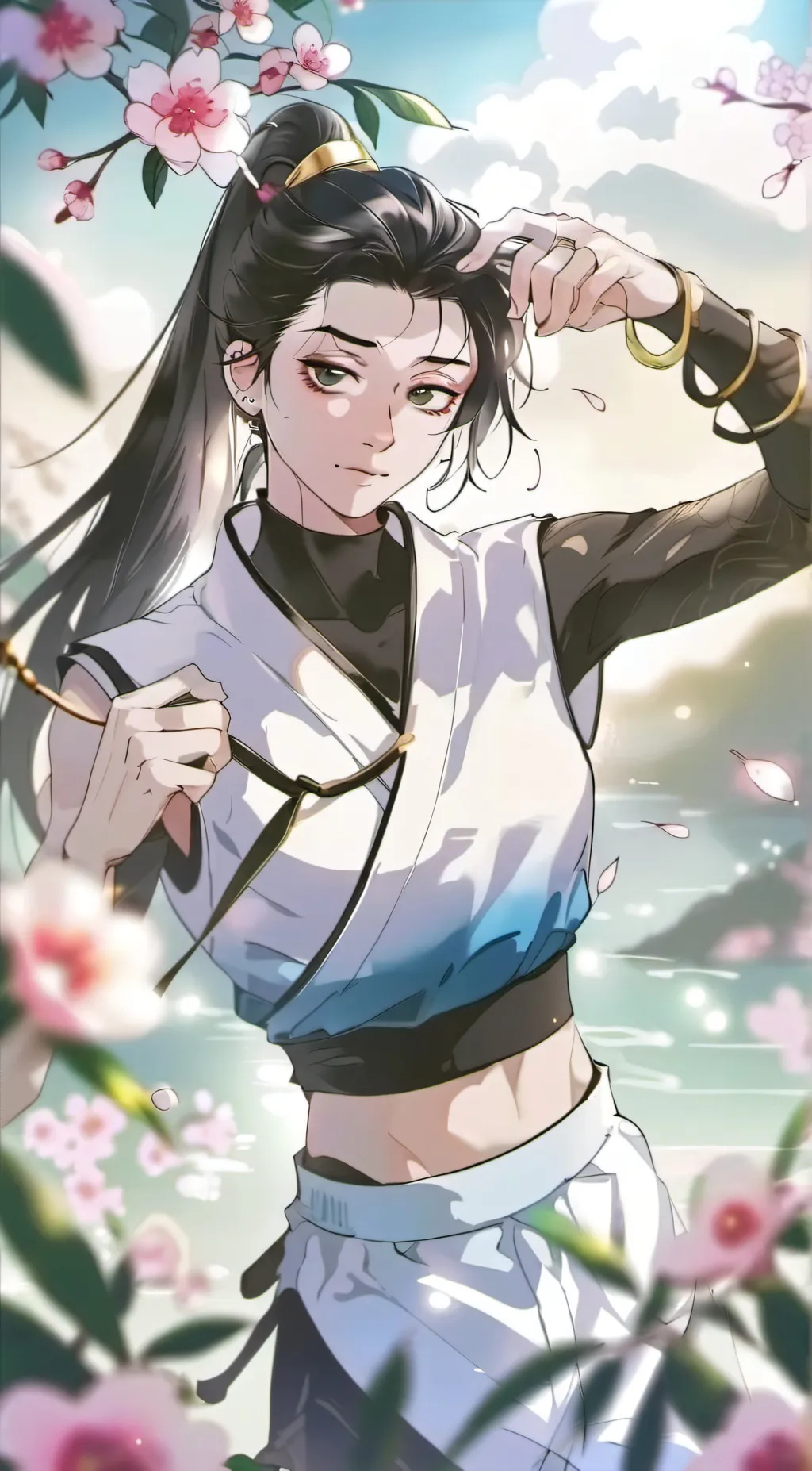 ai character: Luna background