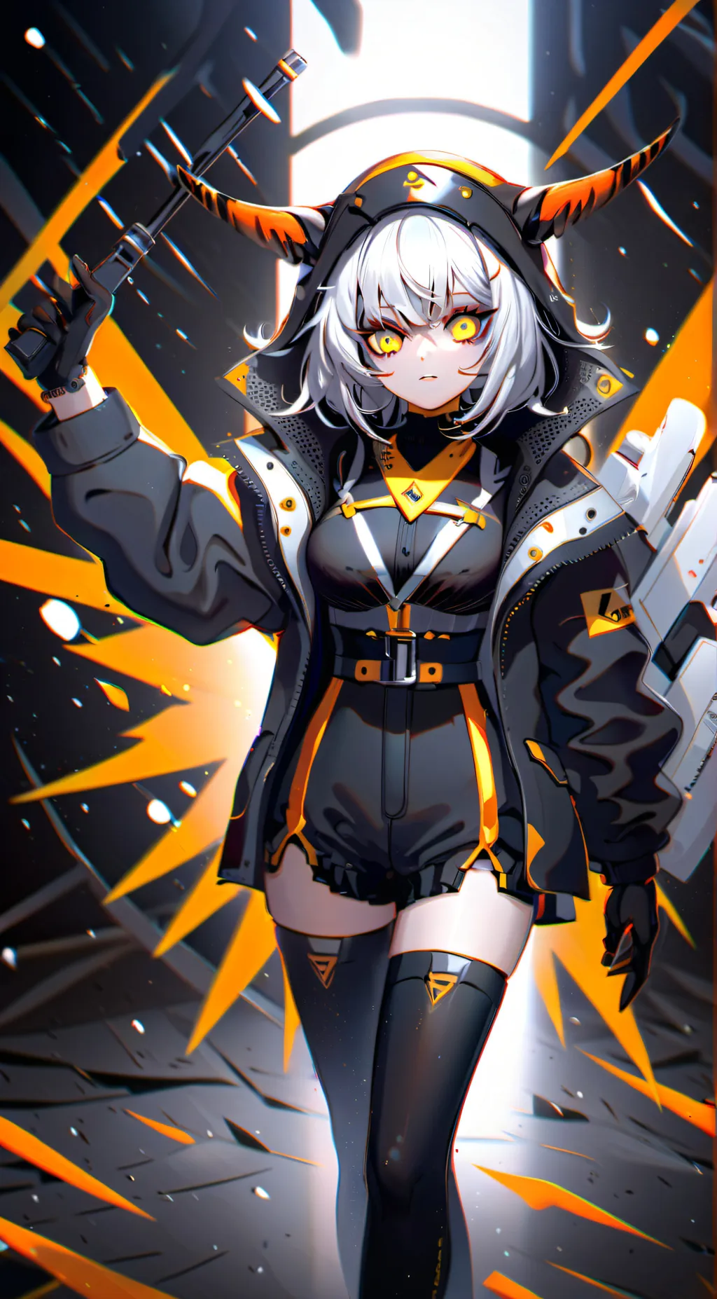 ai character: human V  background