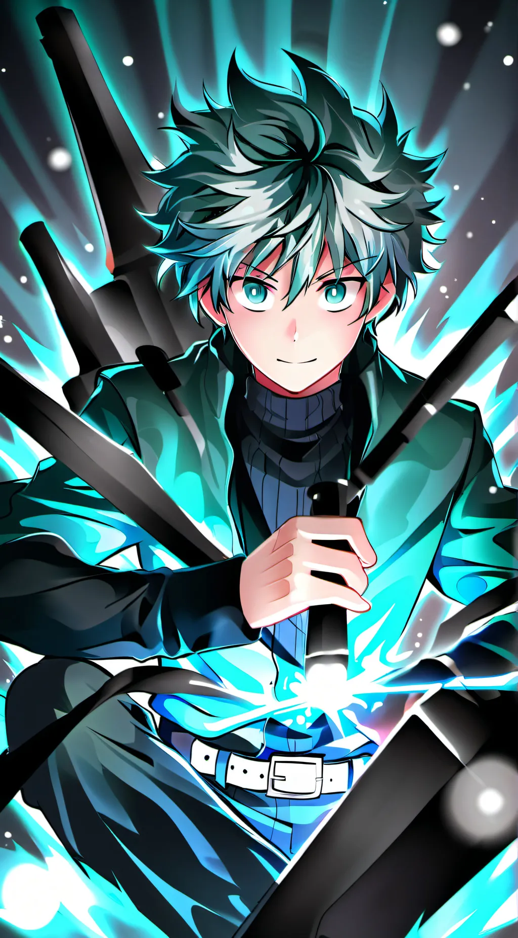 ai character: Deku background