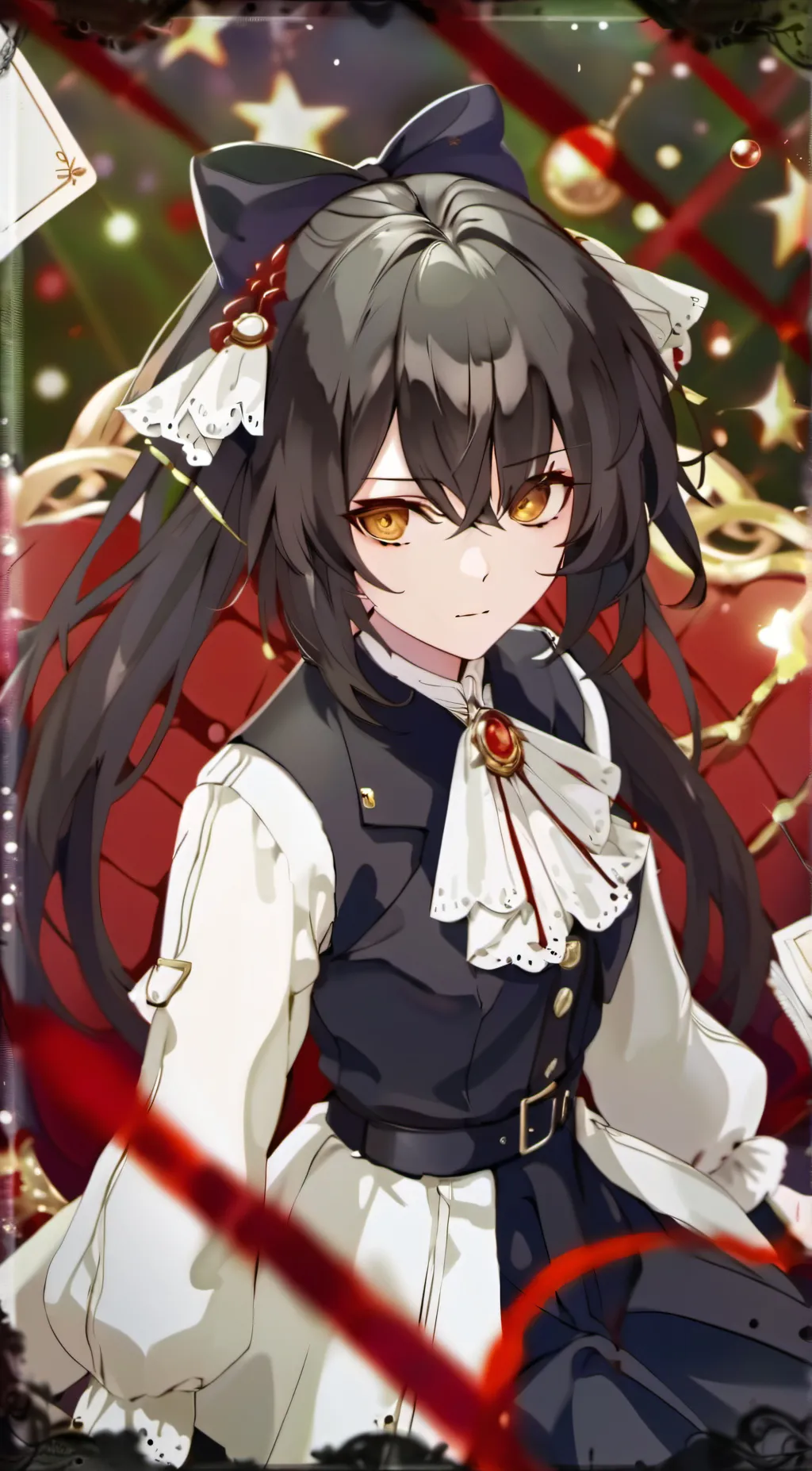 ai character: ash background