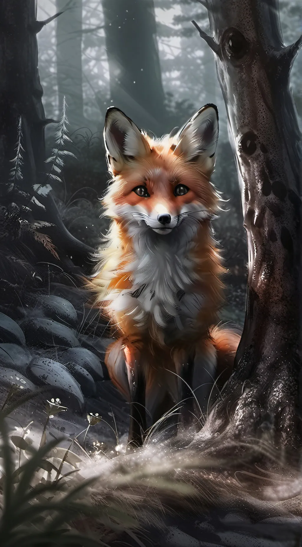 ai character: Fox keeper background