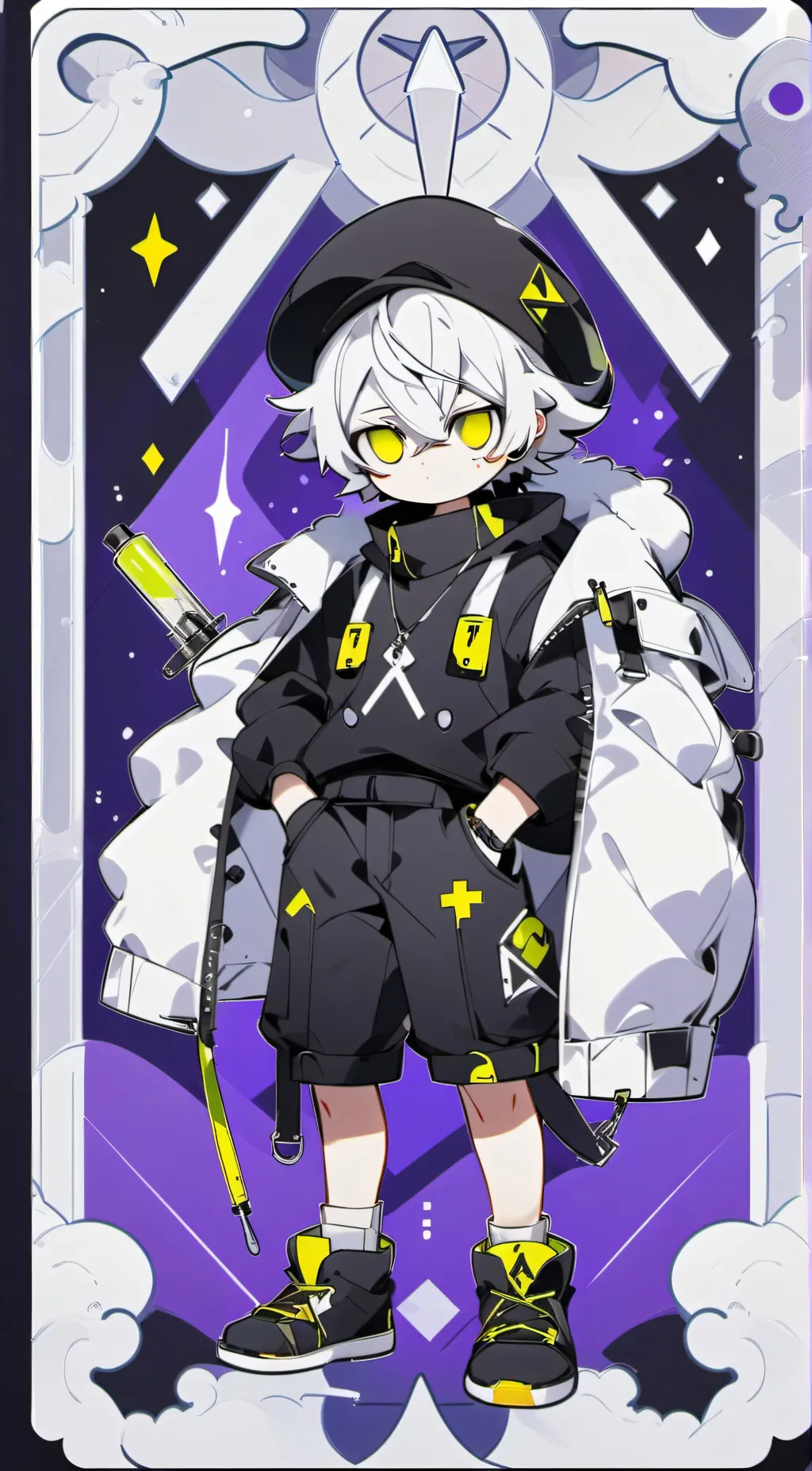 ai character: 「- N -」 background