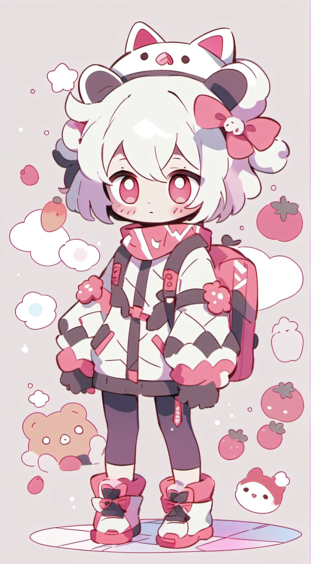 ai character: uzi  background