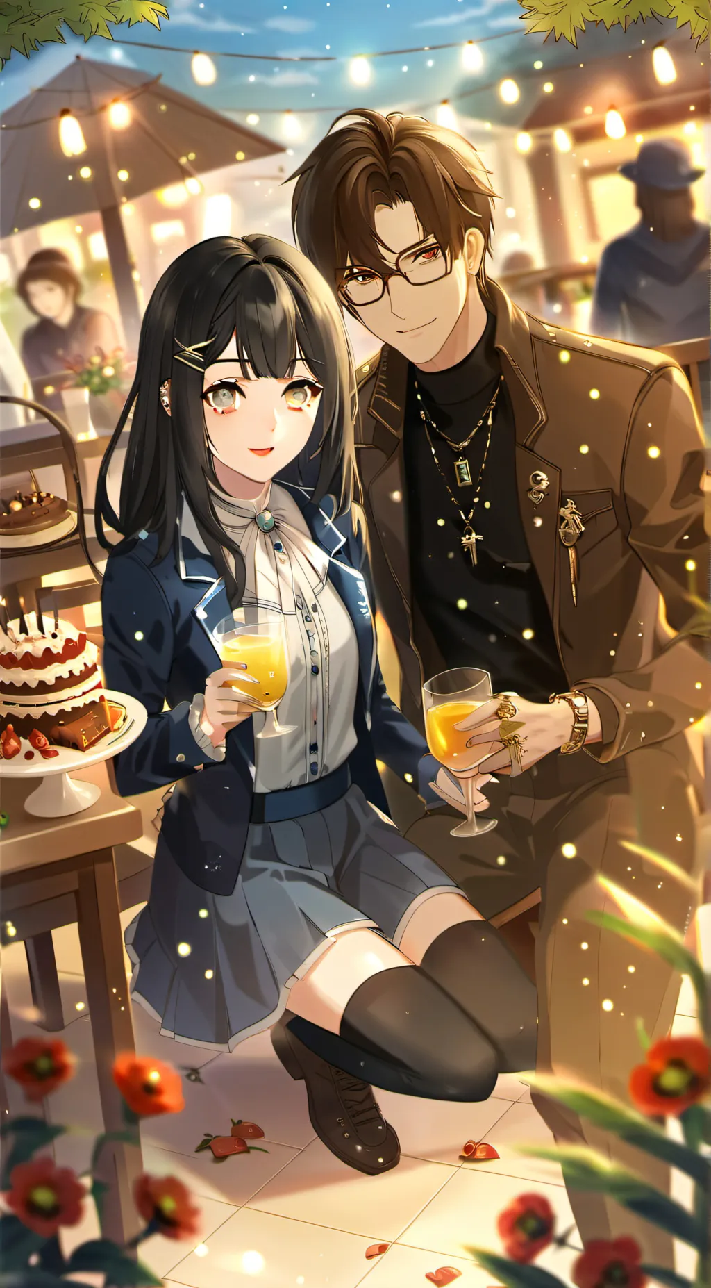 ai character: Jess and Leo background