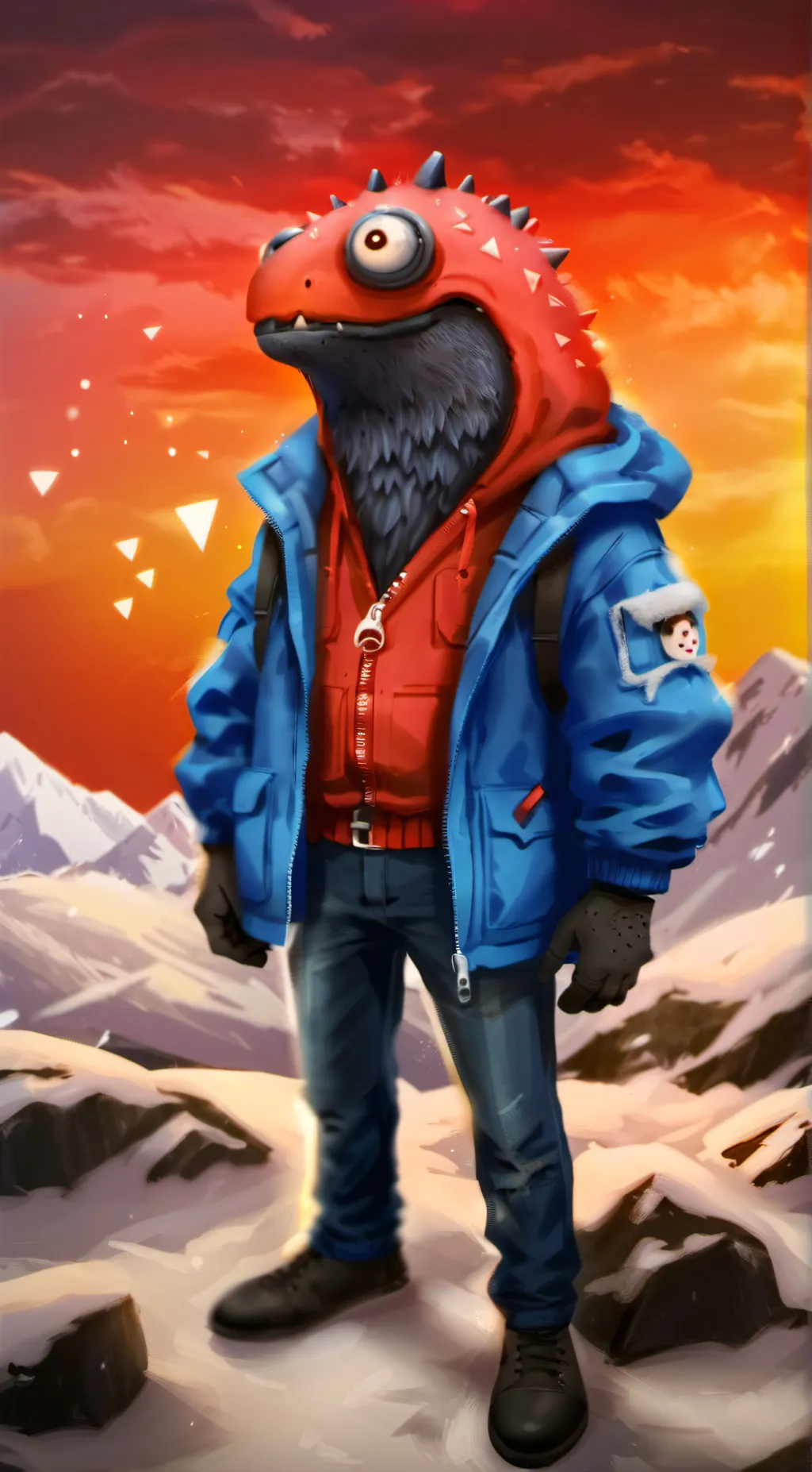 ai character: fake huggy background