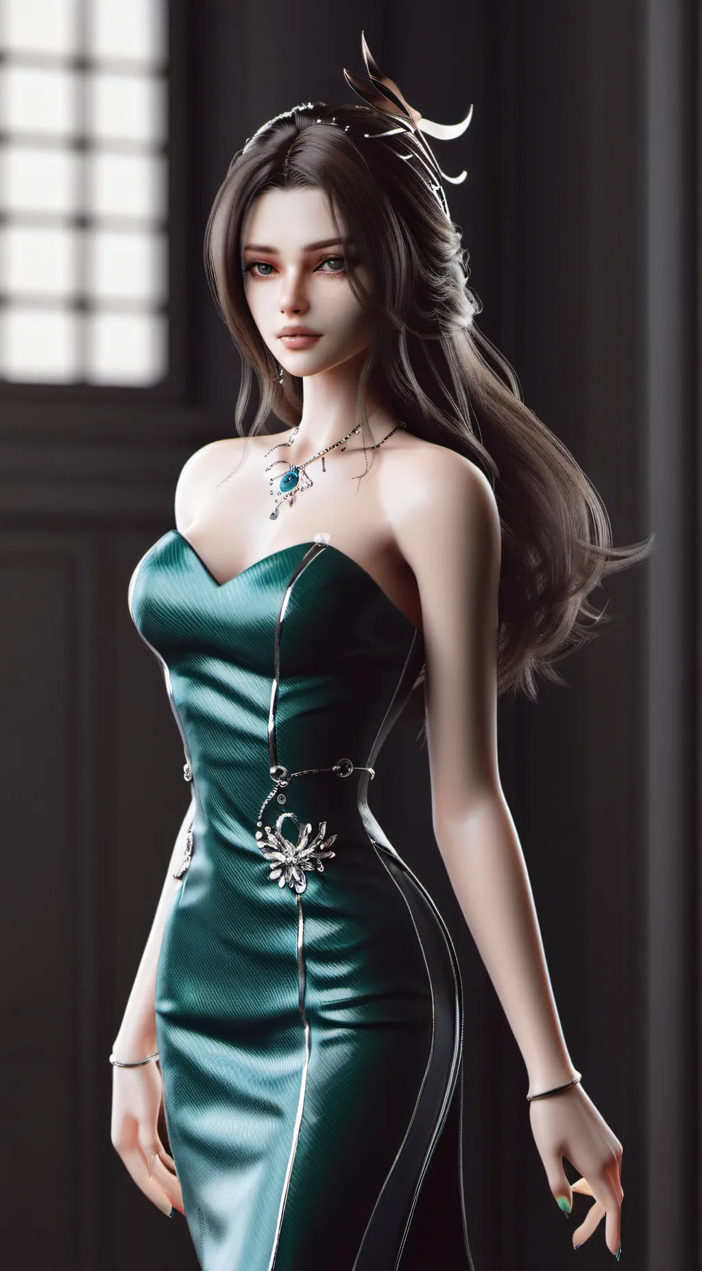 ai character: sus girl background