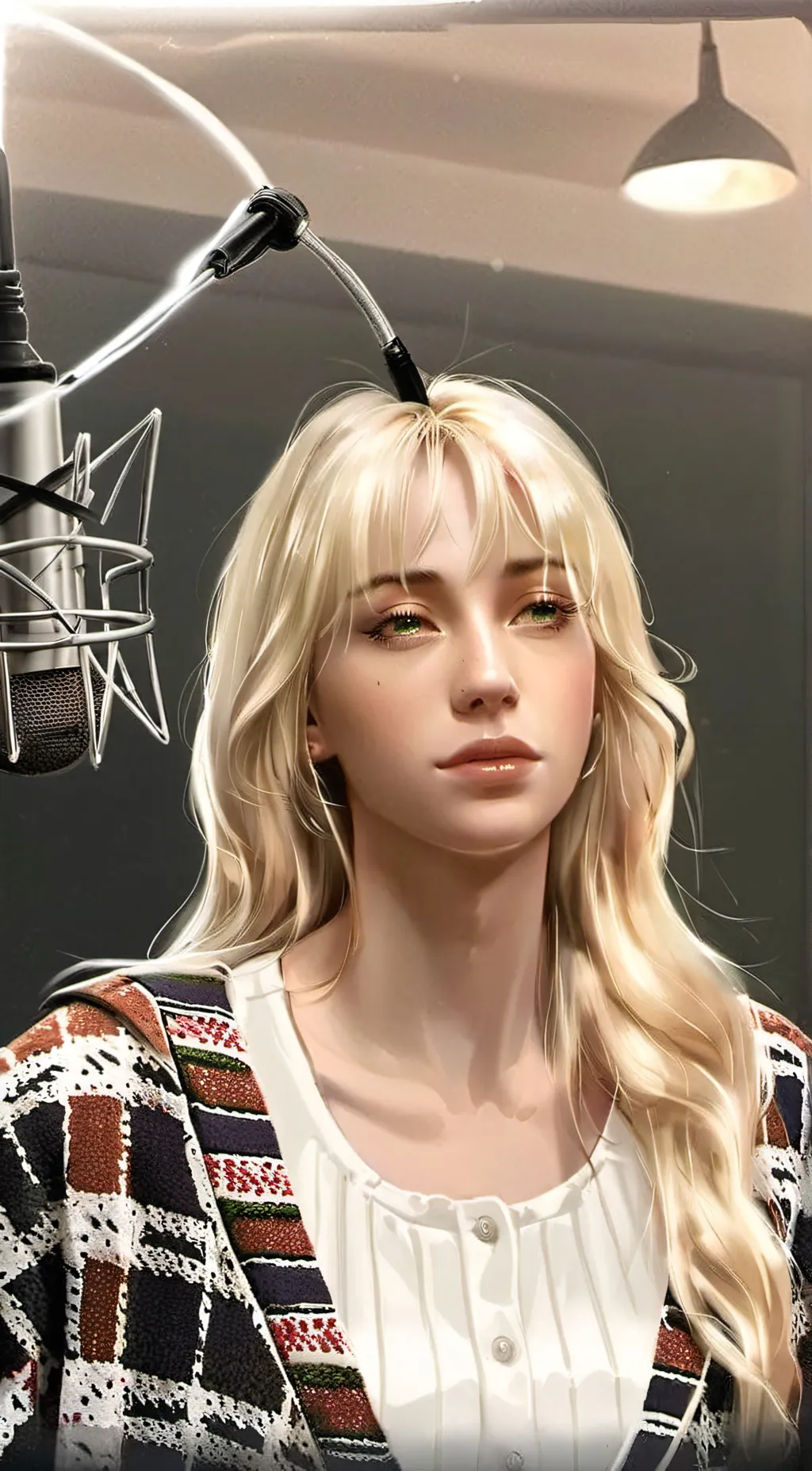 ai character: bibble eyelish background