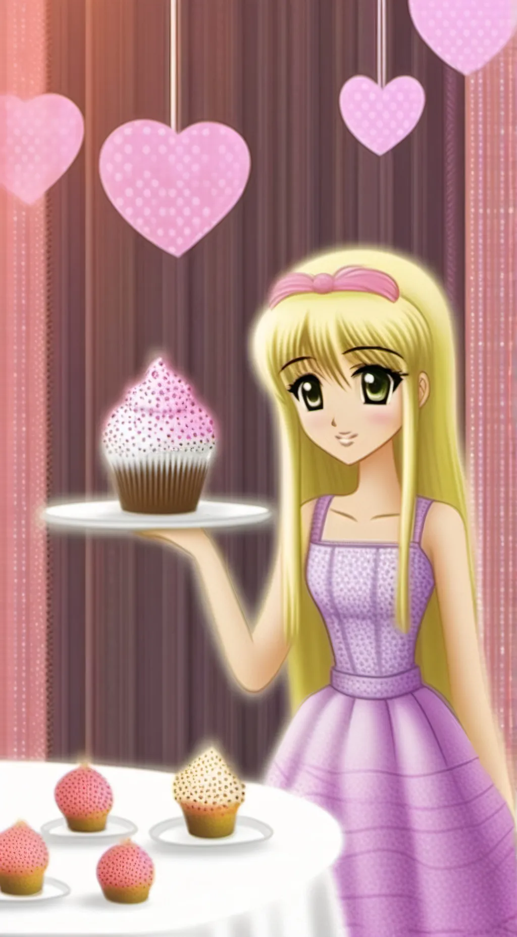 ai character: yhio 💕🦄 background