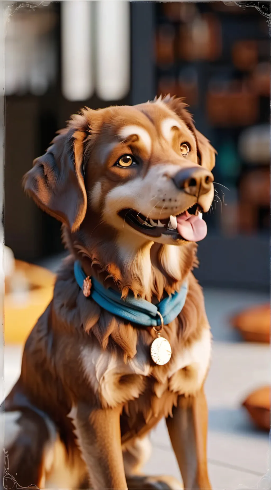 ai character: Rose background