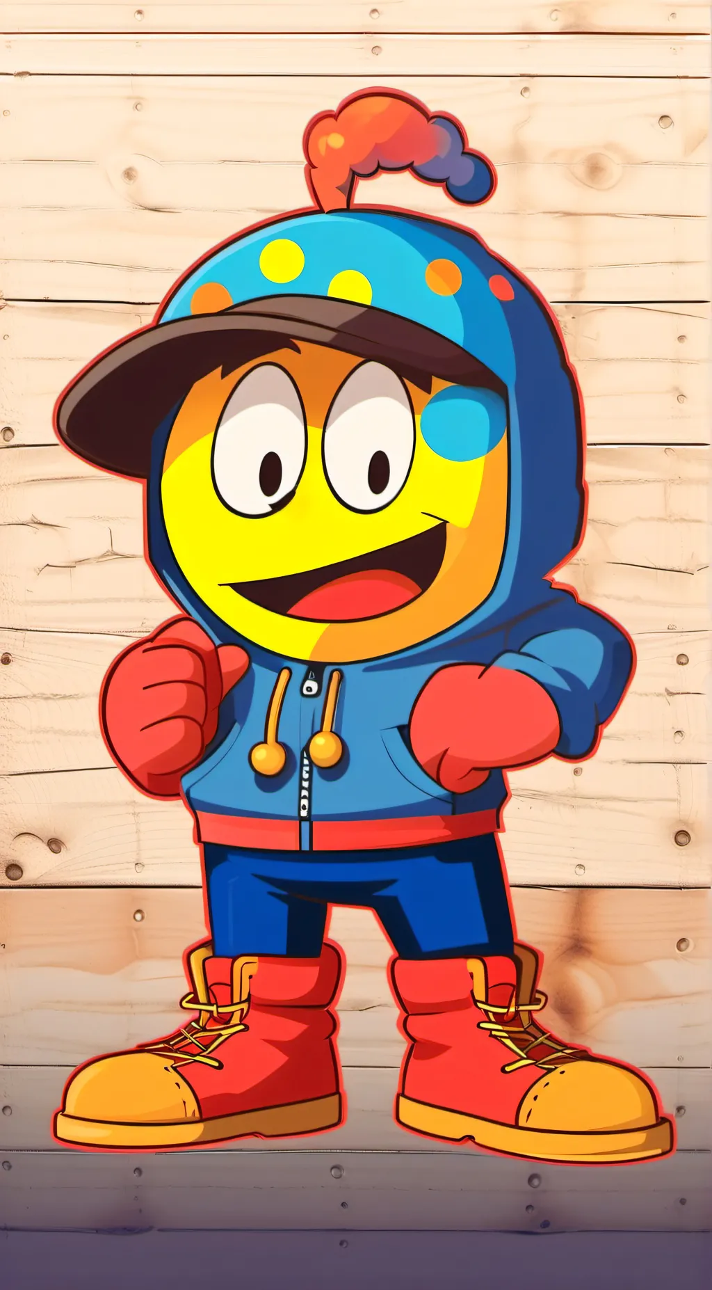 ai character: Jumpy Boots background