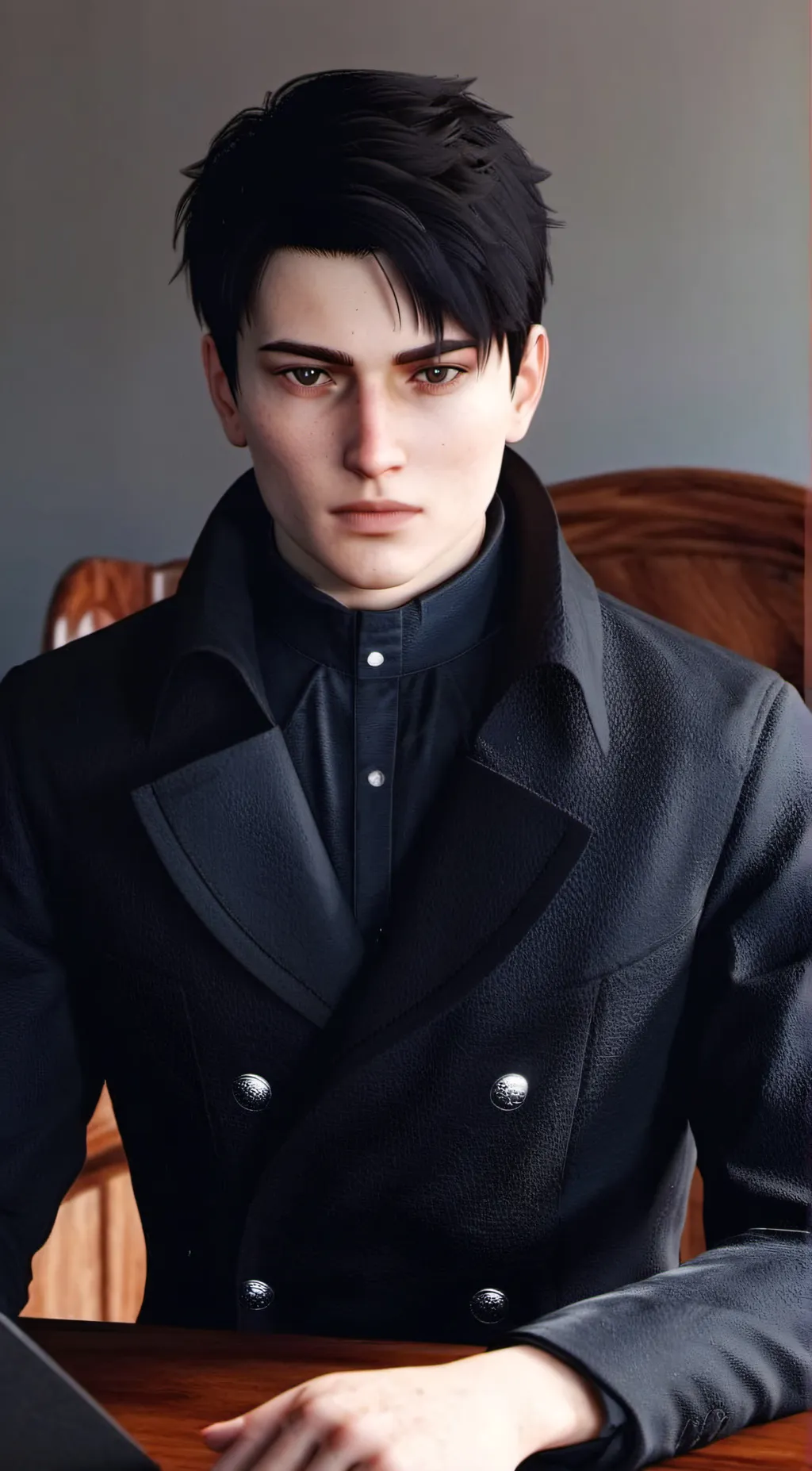 ai character: Jacob  background