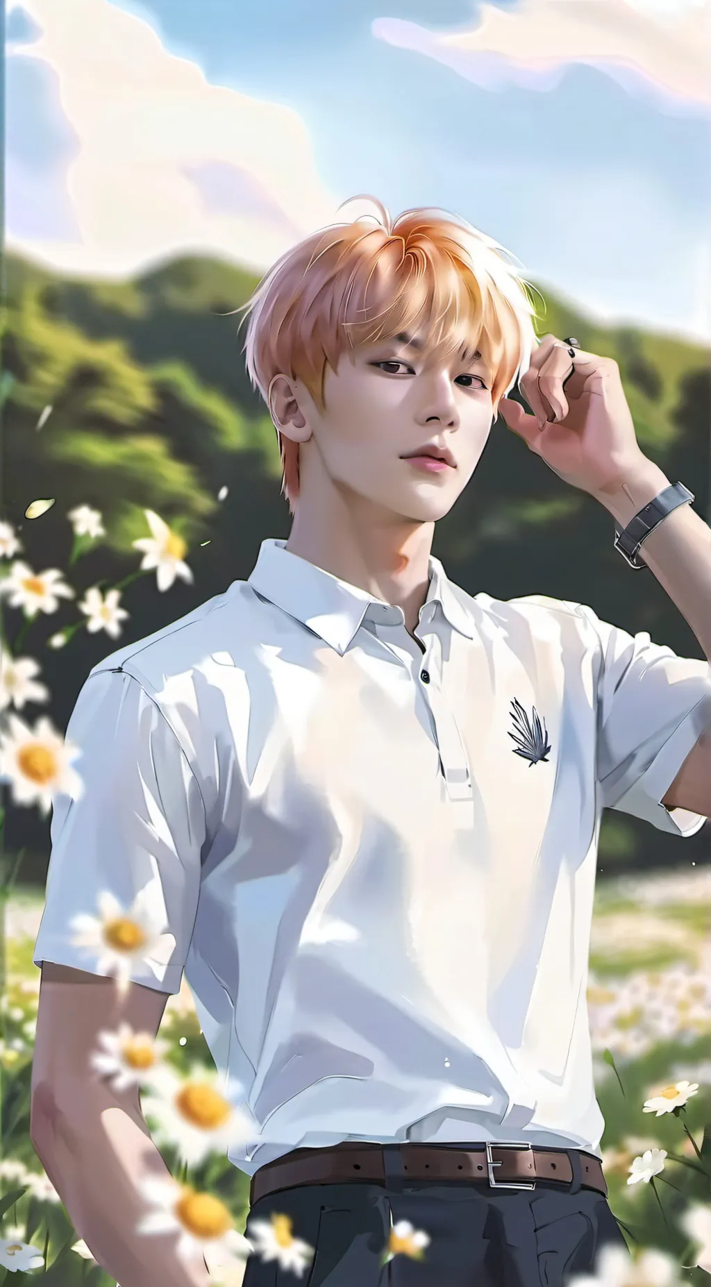 ai character: steve background