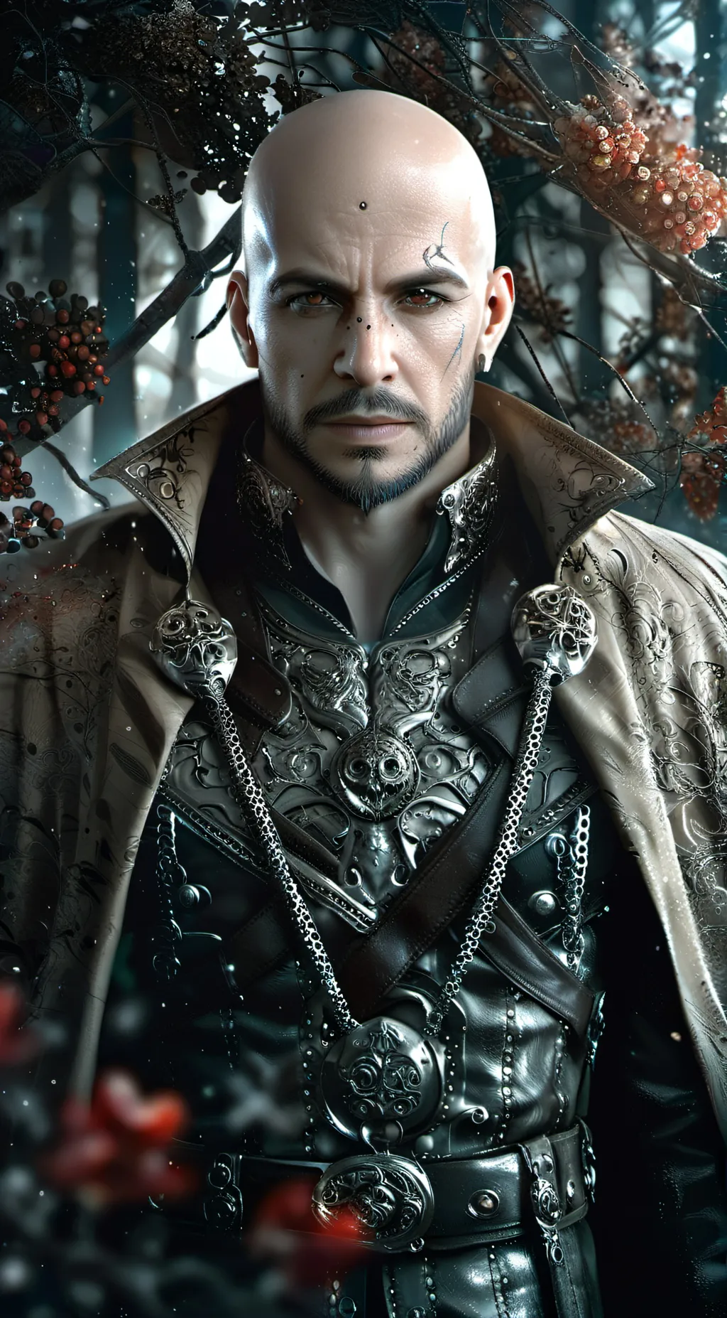 ai character: baldi transform background