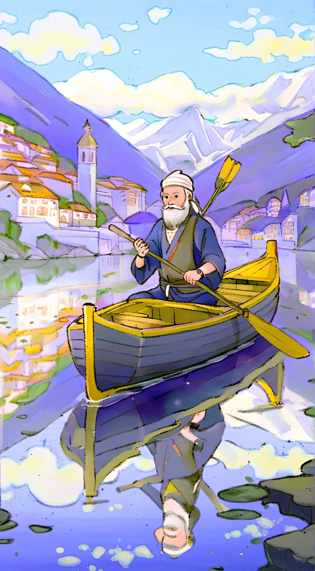 ai character: Record of ranagork background