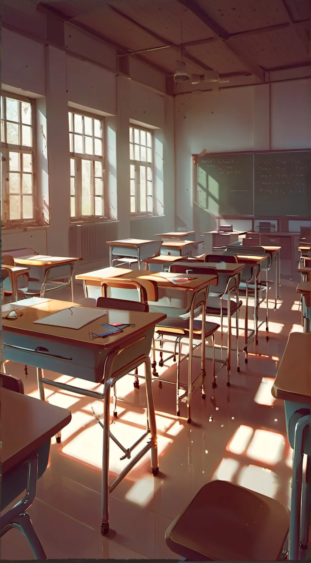 ai character: Kirby HS AU background