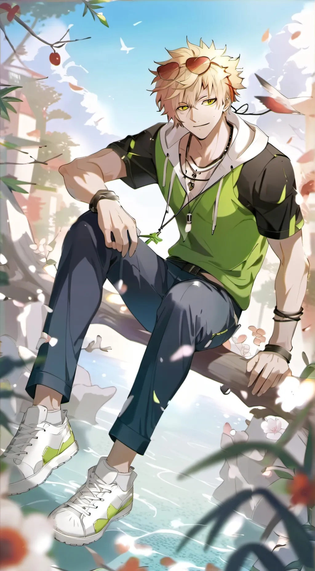 ai character: Bakugo background