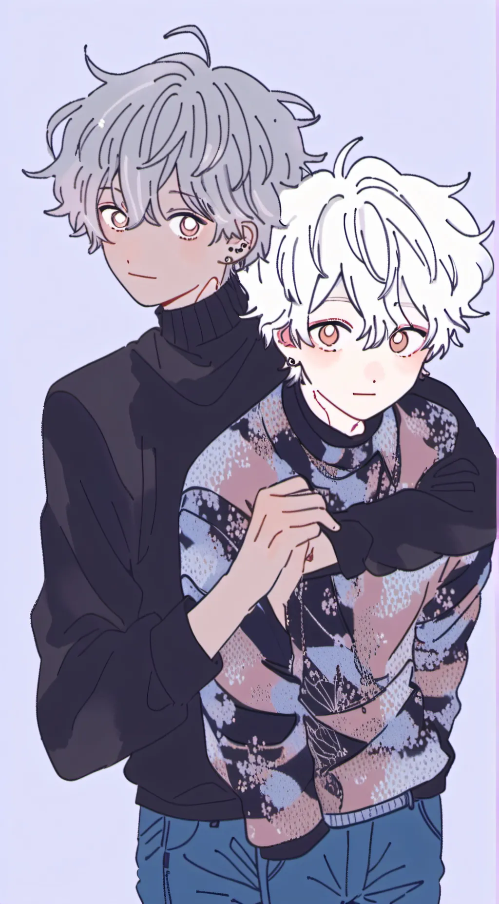 ai character: Husk and angel background