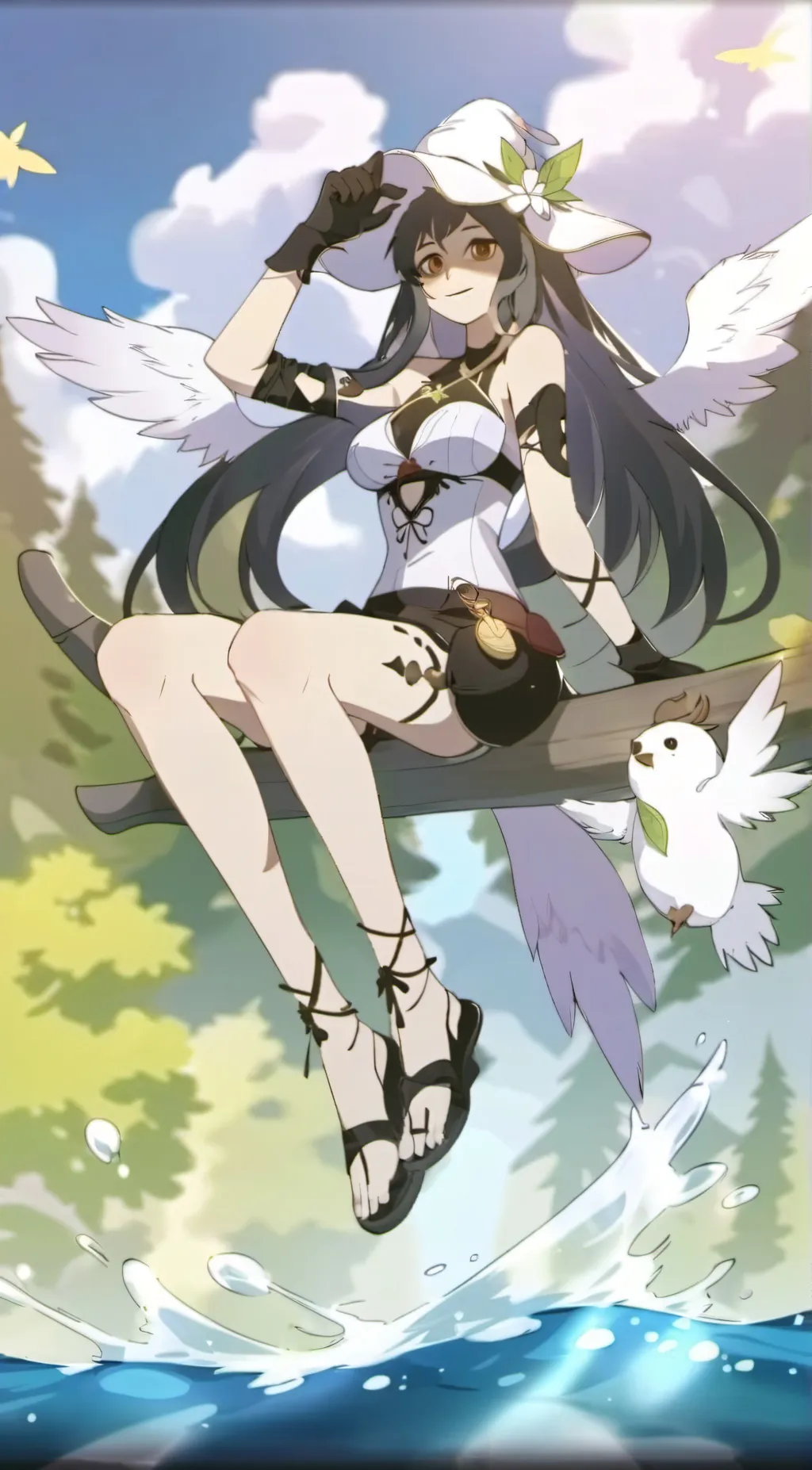 ai character: ruffle background