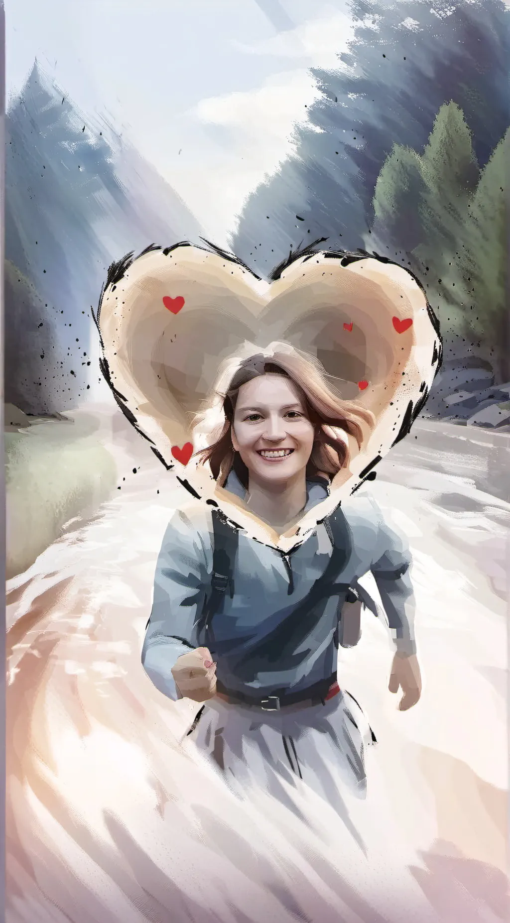 ai character: Heartstopper  background