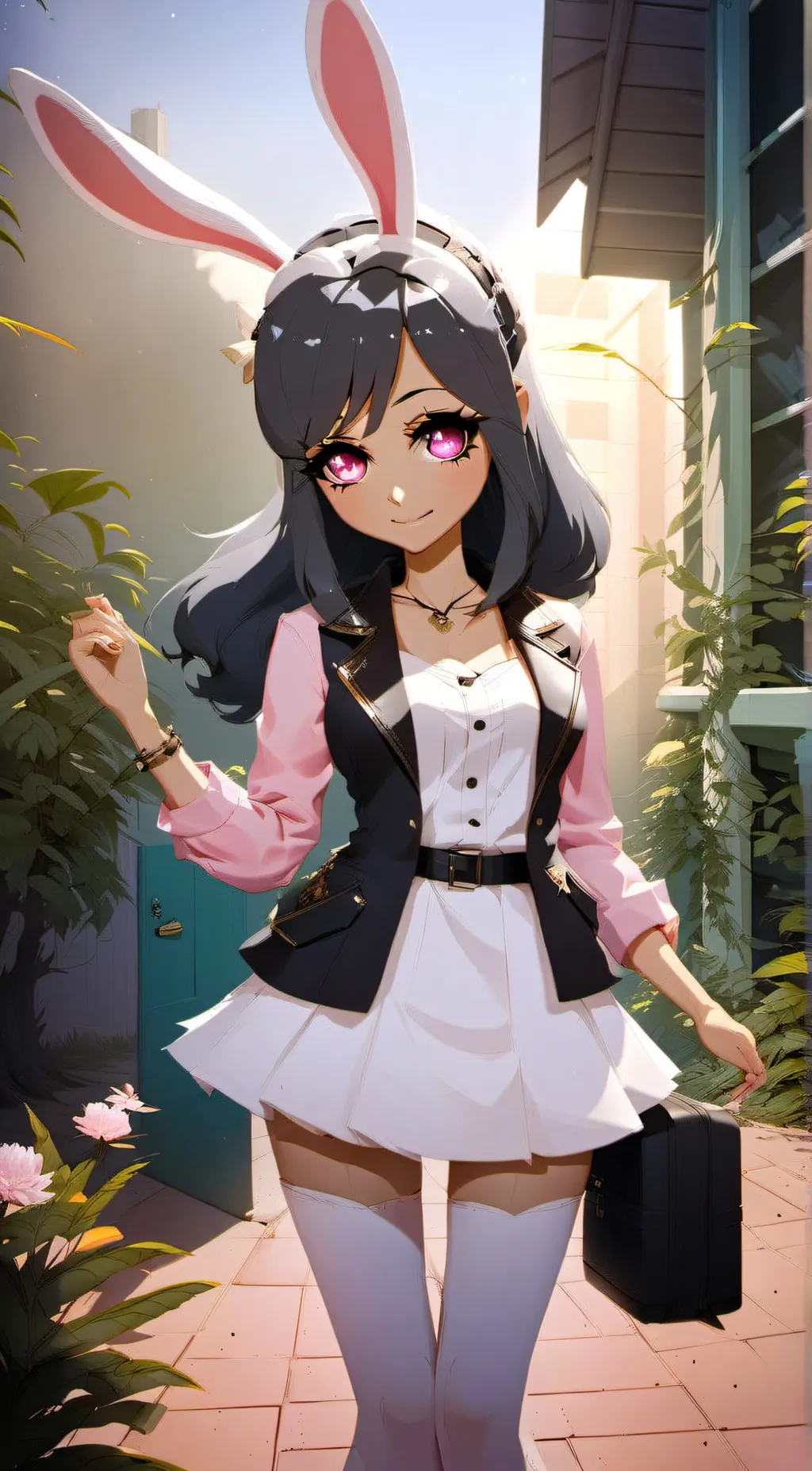 ai character: luna background