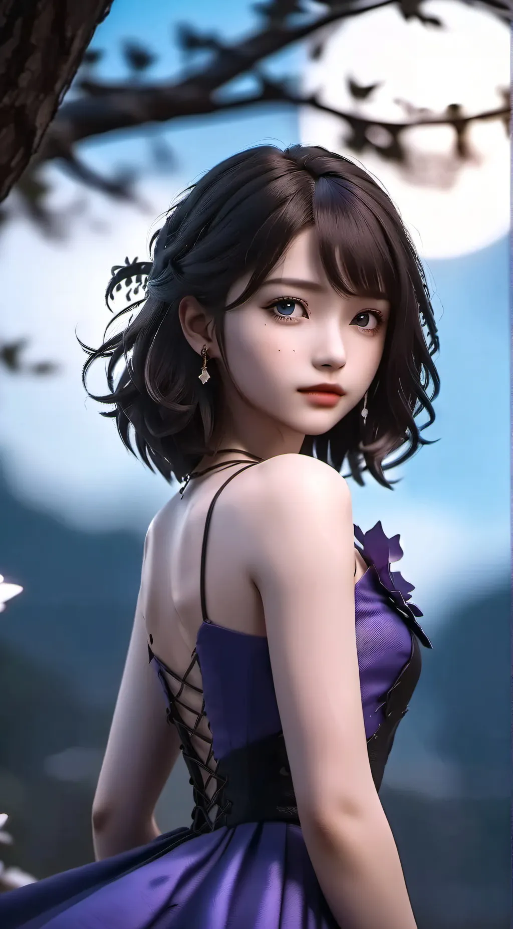 ai character: Amelia Williams  background