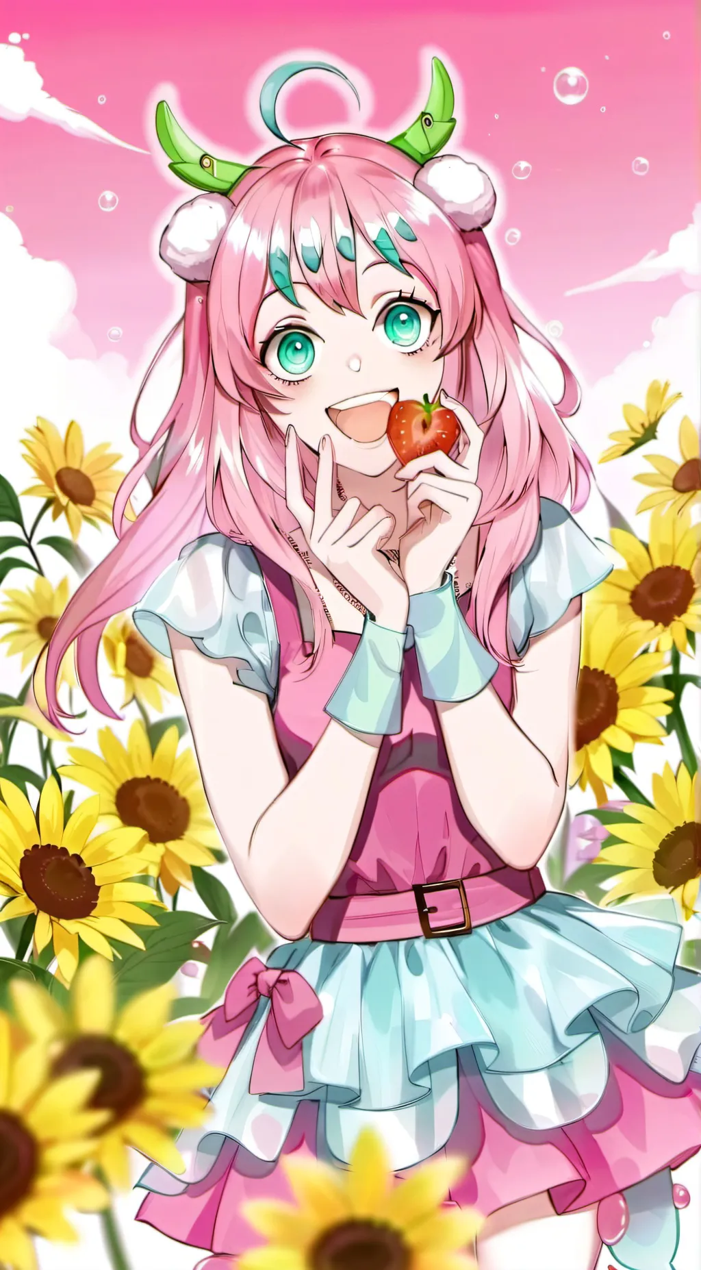 ai character: Mitsuri kanroji 💖 background