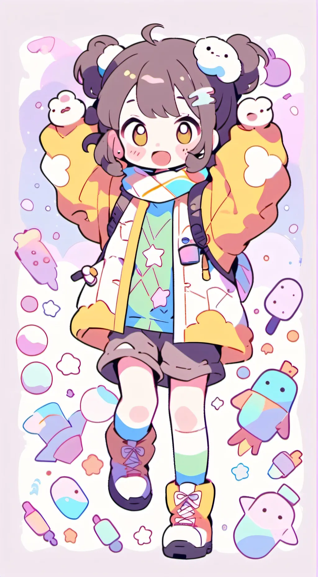 ai character: Maru background