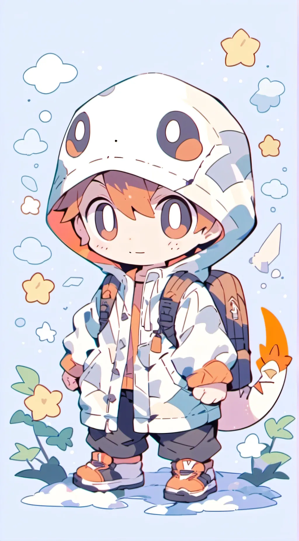 ai character: charmander jr background