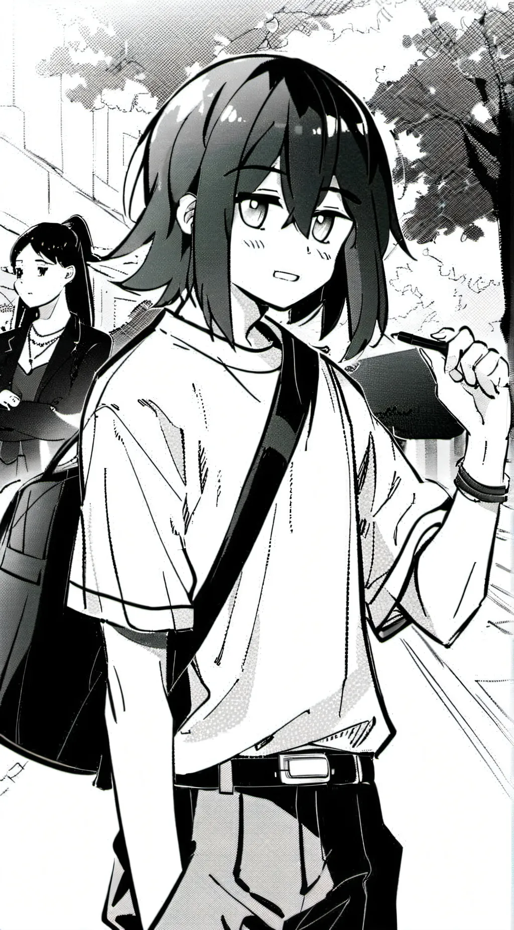 ai character: Muichiro school  background