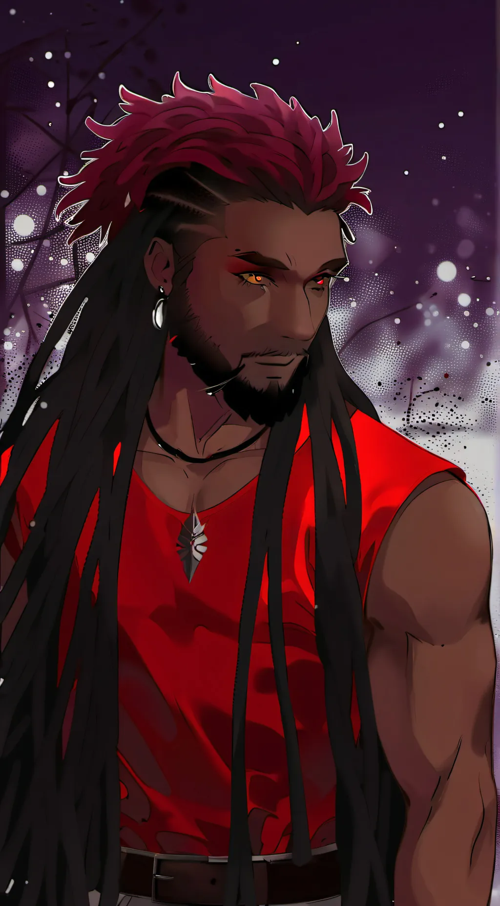 ai character: Razar Wolf  background