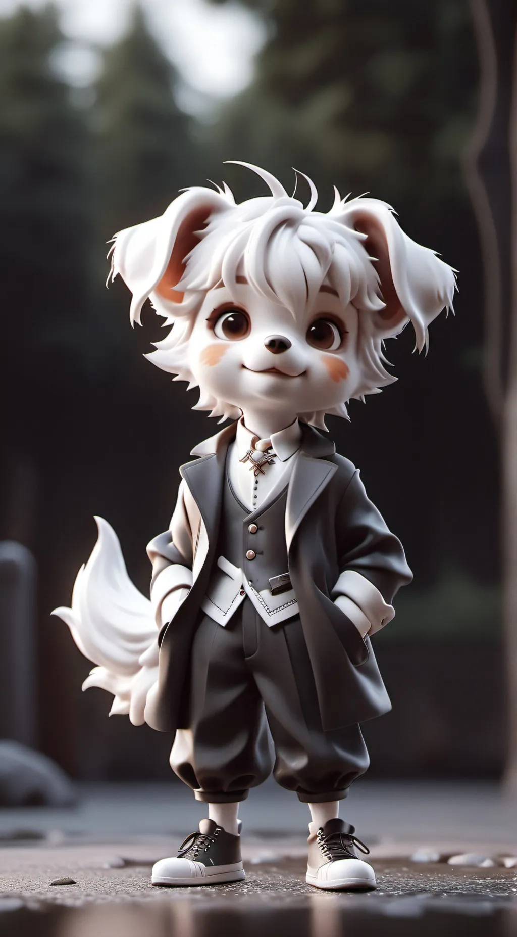 ai character: Puppy  background