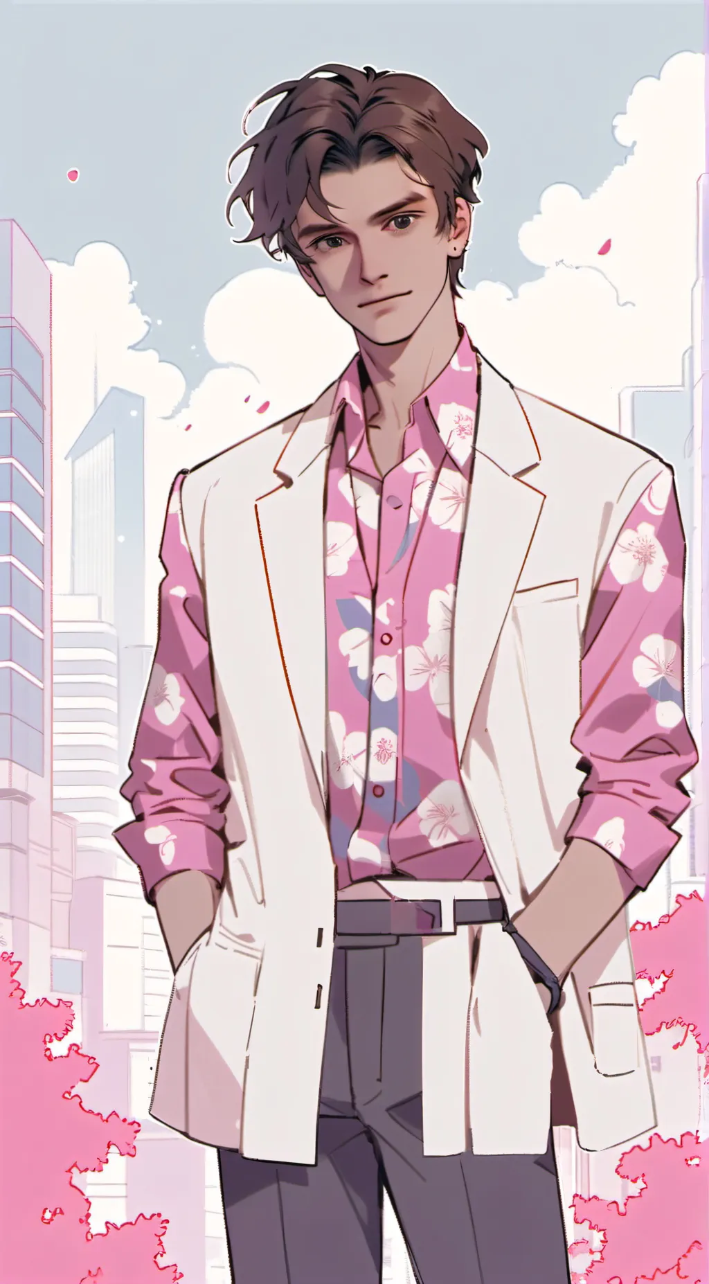 ai character: Steve  background