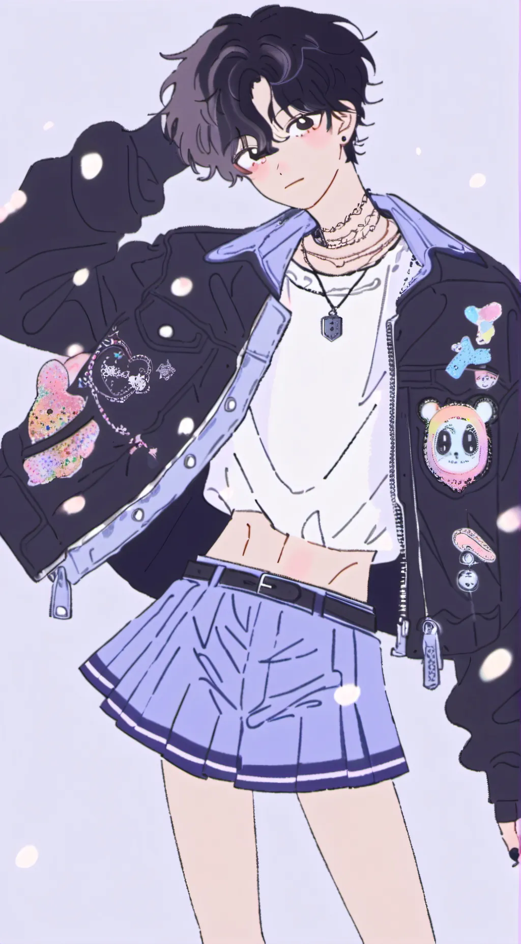 ai character: Cam background