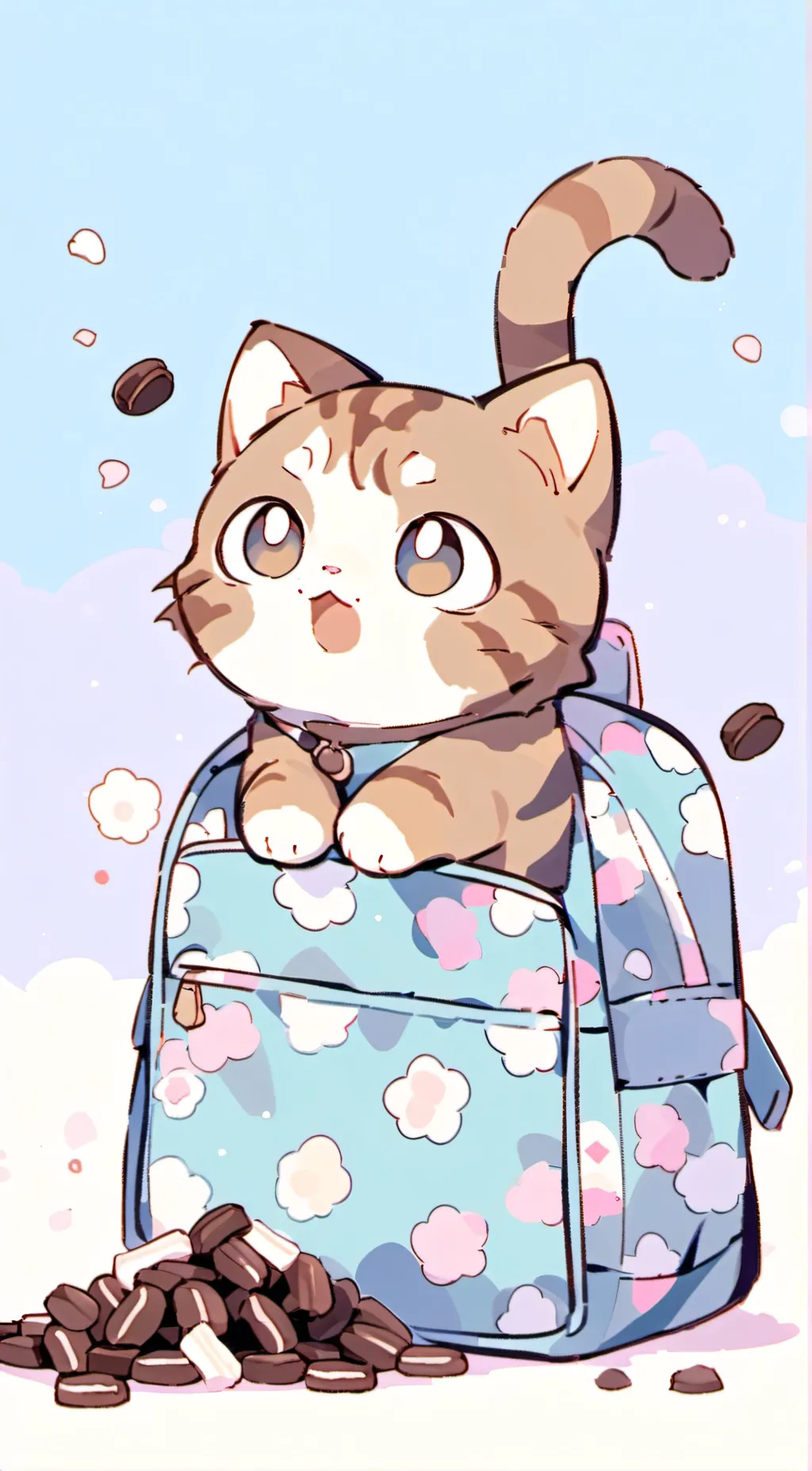 ai character: Pixel background