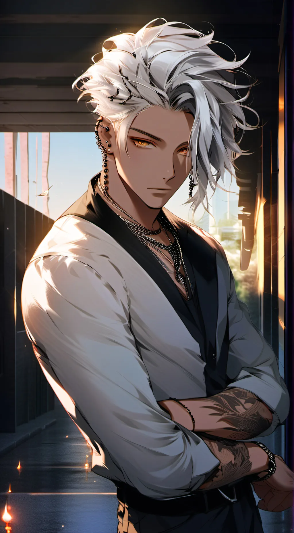 ai character: Lynx background