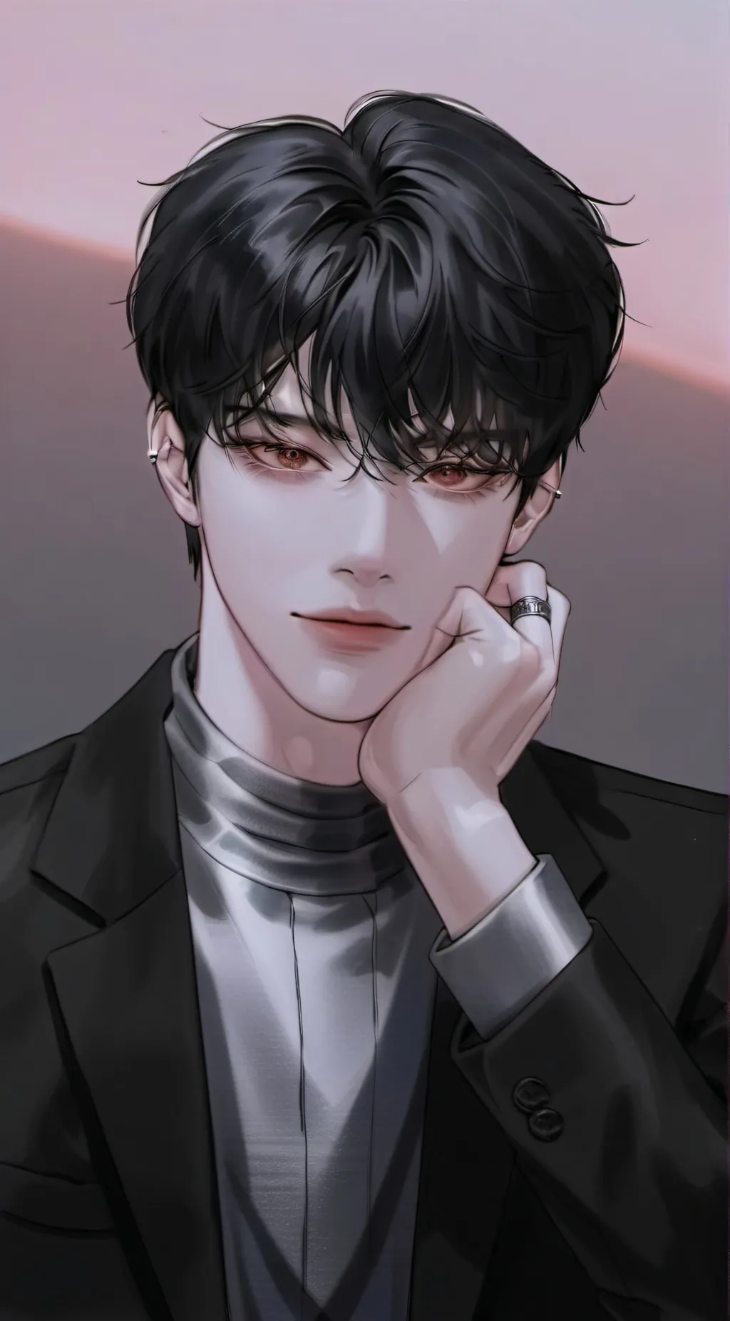 ai character: ~{  Asher }~ background