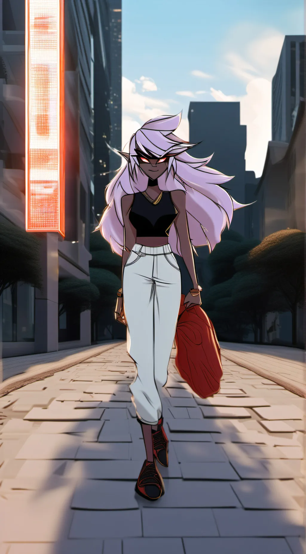 ai character: Kind girlfriend background