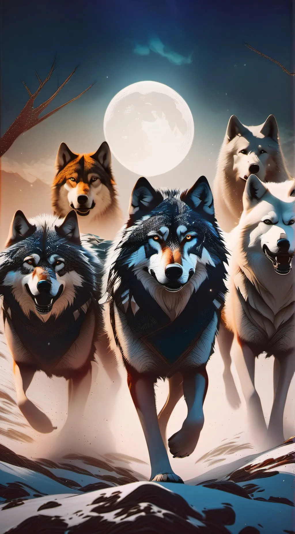 ai character: Star pack background