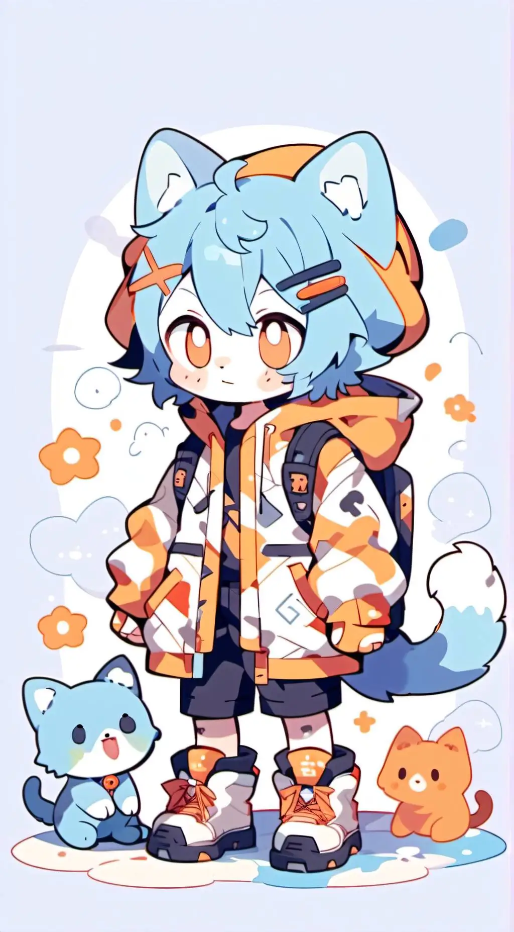 ai character: Dogpressed :3 background