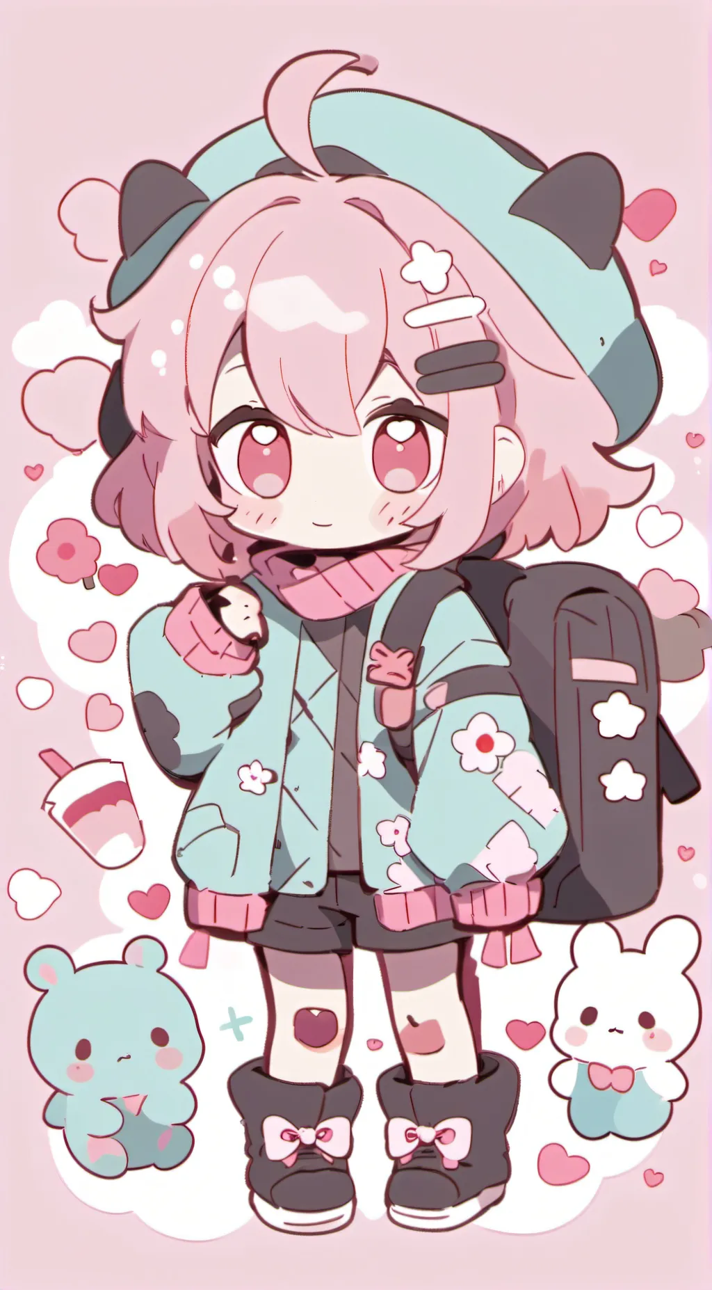 ai character: Cutie! background