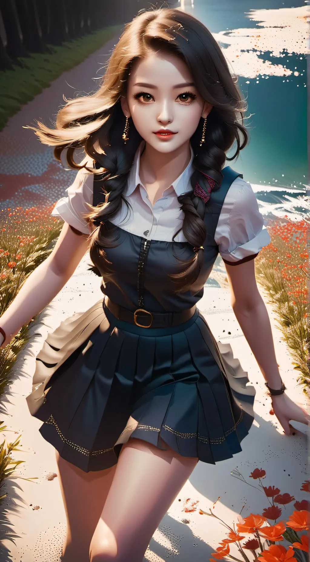 ai character: Arianna  background