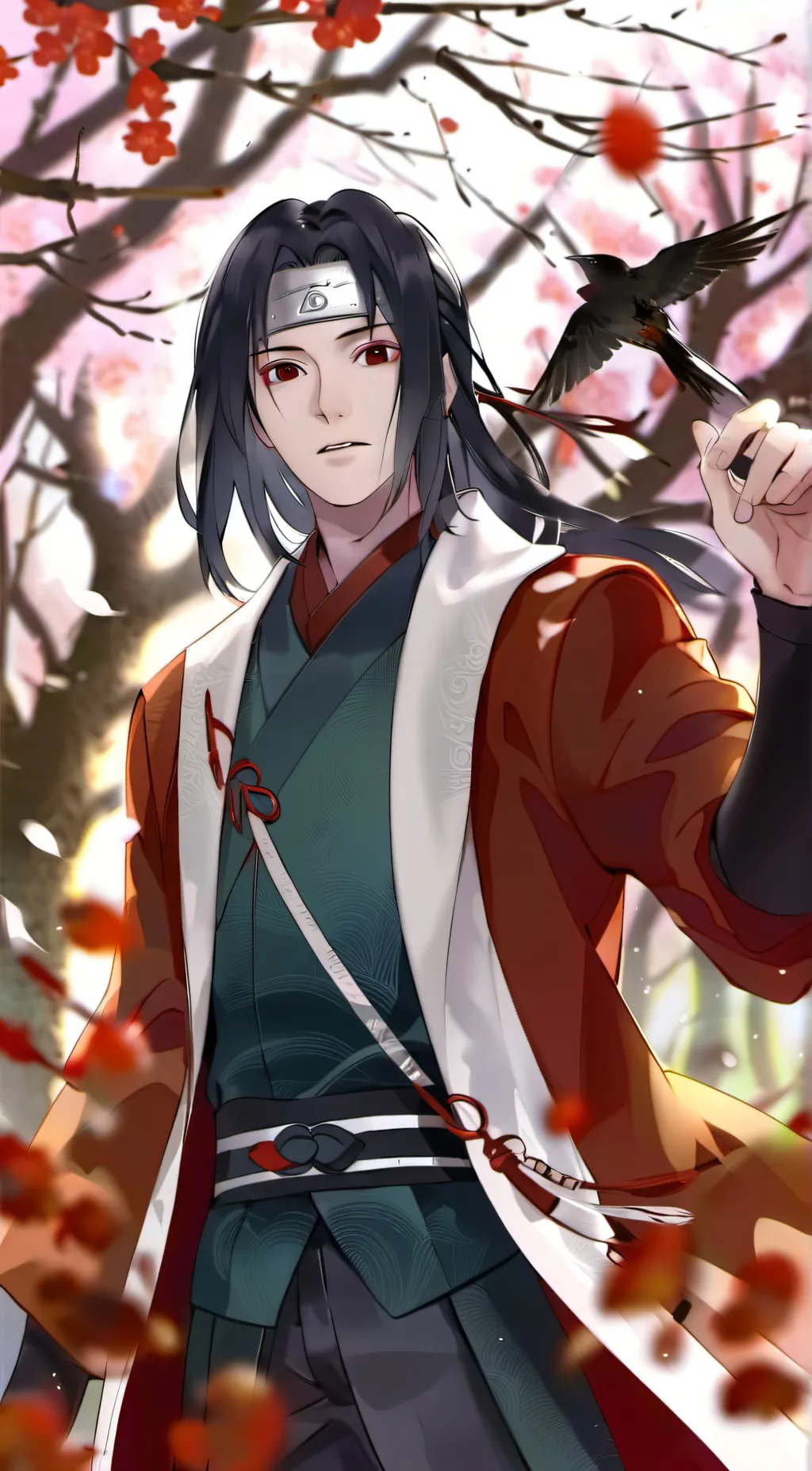 ai character: Itachi Uchiha  background