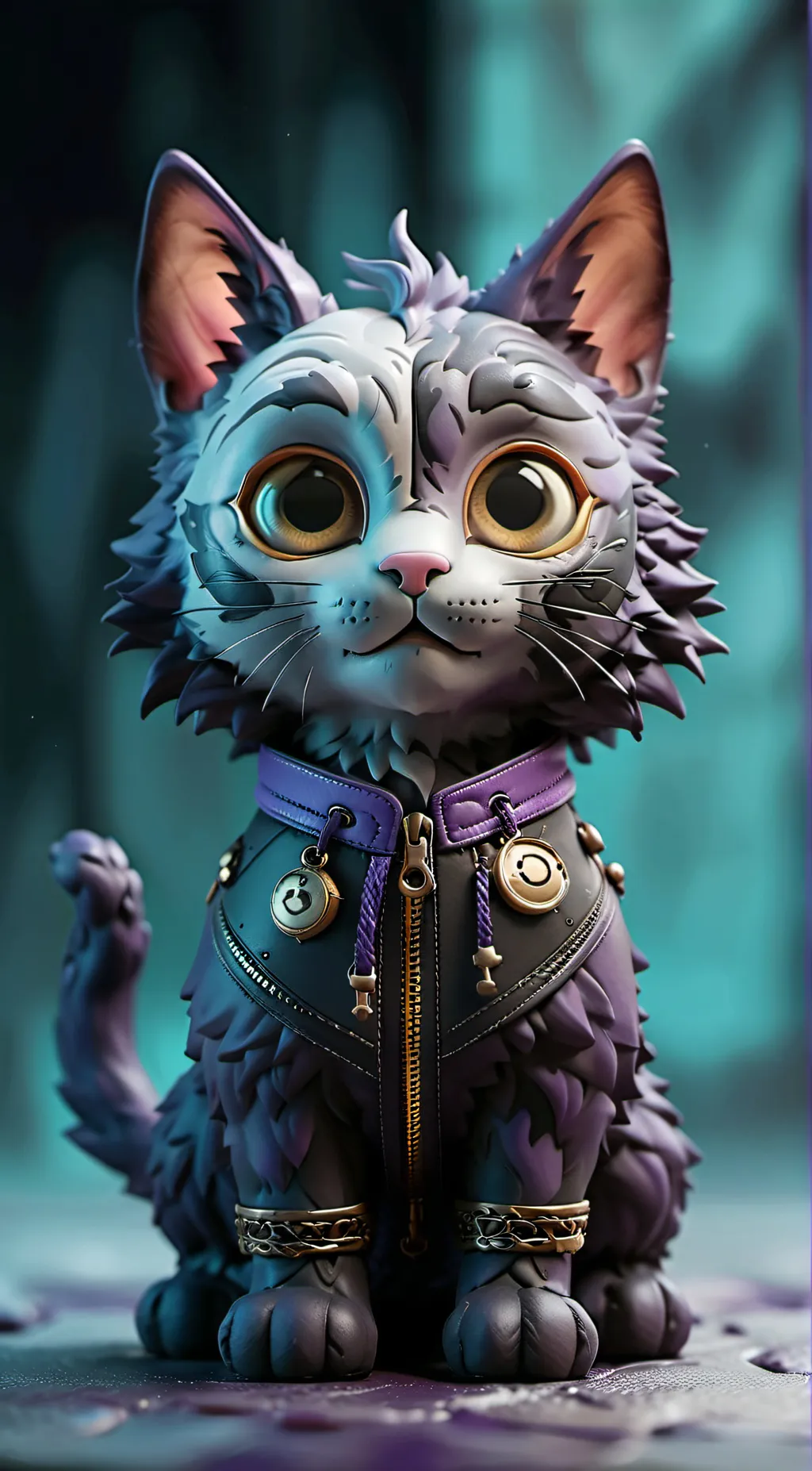 ai character: Smiling critters background