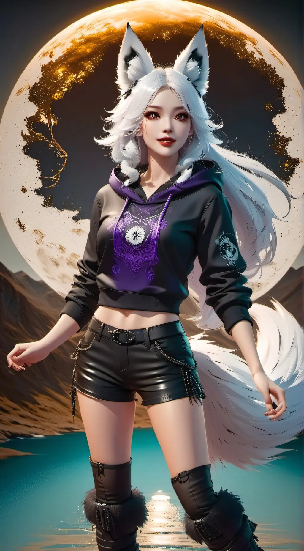 ai character: ☯️Moriah♍ background